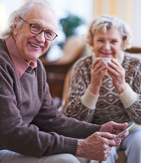 smiling senior couple income for life lifelong financial solutions